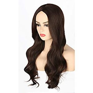 women wigs dark brown long wavy halloween costumes cosplay wig miniinthebox