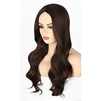 women wigs dark brown long wavy halloween costumes cosplay wig miniinthebox - thumbnail