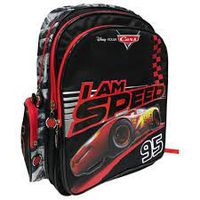 Disney Cars Backpack With 3 Compartments And Side Pocket 16Inches - thumbnail