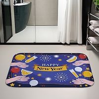 Bath Mats Creative Absorbent Bathroom Rug Diatomaceous Earth Cute Lightinthebox - thumbnail