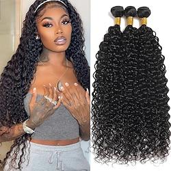 Kinky Curly Bundles 100% Human Hair 9A Raw Hair Brazilian Bundles Original Human Hair On Promotion Human Natural Hair Extension Lightinthebox