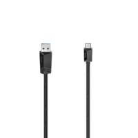 Hama USB-C Cable, USB-C Plugâ€“ USB-A Plug, USB 3.2 Gen 1, 5 Gbit/s, 1.50 m