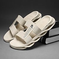 Men's Sandals Loafers  Slip-Ons Slippers  Flip-Flops Casual Classic Outdoor Daily Rubber Black Blue Beige Spring Summer Lightinthebox - thumbnail