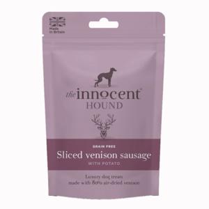 The Innocent Hound Sliced Venison With Potato Dog Sausages 70G