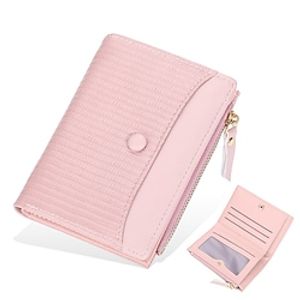 Women's Retro Wallet PU Leather Solid Color Daily Office  Career Green Blue Pink Yellow Lightinthebox