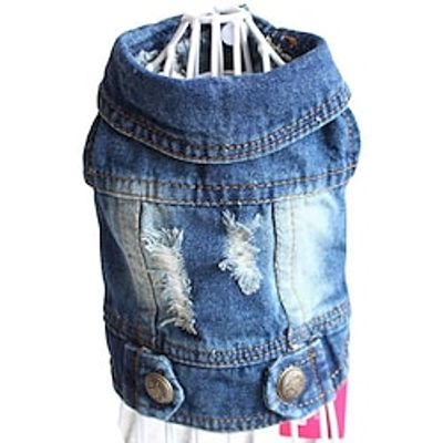 Dog Coat Denim Jacket Jeans Jacket Puppy Clothes Solid Colored Casual Daily Sports Outdoor Winter Dog Clothes Puppy Clothes Dog Outfits Blue Costume for Girl and Boy Dog Cotton XS S M L XL XXL Lightinthebox Dog Coat Denim Jacket Jeans Jacket Puppy Clothes Solid Colored Casual Daily Sports Outdoor Winter Dog Clothes Puppy Clothes Dog Outfits Blue Costume for Girl and Boy Dog Cotton XS S M L XL XXL Lightinthebox