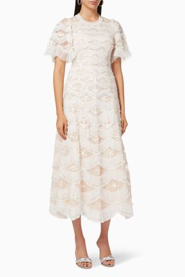 Lunette Blossom Ankle Gown in Tulle Lunette Blossom Ankle Gown in Tulle