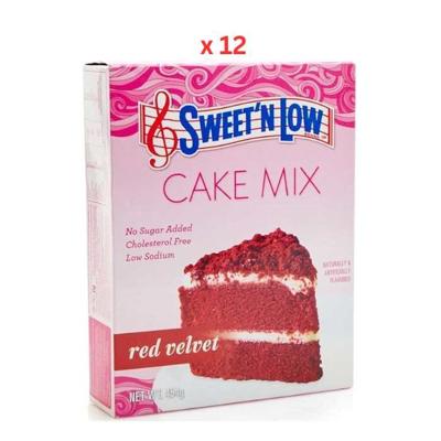 Sweet N Low Mix Red Velvet Sugar Free Cake Mix 12x454G Sweet N Low Mix Red Velvet Sugar Free Cake Mix 12x454G
