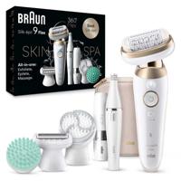 Braun Silk-Epil 9 Flex SkinSpa, Hair Removal Device, Wet & Dry Epilator - SES 9681 3D