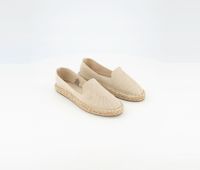 Womens Slip-on Espadrille Shoes  Oatmeal - thumbnail