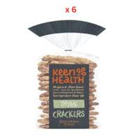 Keen Health Thyme Crackers, 6X90G