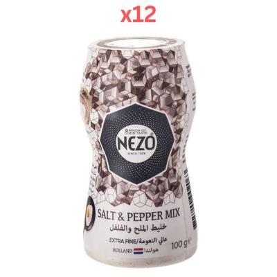 Nezo Salt & Black Pepper Mix 100G Pack of 12