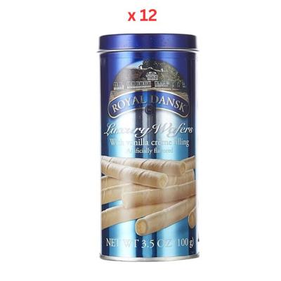 Royal Dansk Vanilla Wafer 12X100G