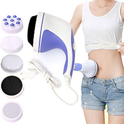 Powerful 5 in 1 Full Relax Tone Spin Body Massager 3D Electric Full Body Slimming Roller Anti-cellulite Machine Massager Lightinthebox