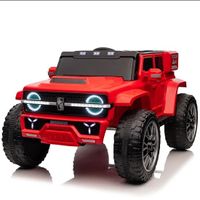 Megastar Ride On Electric 12V Power Bomb SUV Vehicle Jeep Car for Smart Kid, Red - ks 600 RED (UAE Delivery Only)