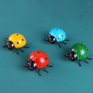 4pcsSet Iron Ladybug Yard Ornament, Home Decor Lightinthebox