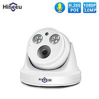 Hiseeu 3MP POE IP Camera H.265 1080P CCTV Wired IP Camera ONVIF for POE NVR System Indoor Night Vision Home Security Surveillance IR Cut Remote Access PoE miniinthebox - thumbnail
