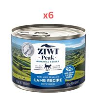Ziwi Peak Lamb Recipe Wet Cat Food 185G (Pack Of 6)