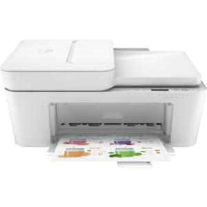 HP Deskjet Plus 4120 All-In-One Printer | Wireless | Print, Copy, Scan & Send Mobile Fax | White
