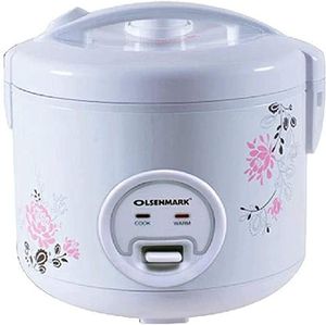 Olsenmark 3 In 1 Rice Cooker, 1.5 Litre Capacity-(White)-(OMRC2251)