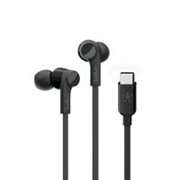 Belkin Rockstar Black In-Ear Earphones with USB-C Connector - thumbnail