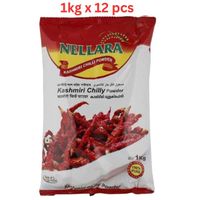 Nellara Kashmiri Chilly Powder Premium 1Kg (Pack of 12)