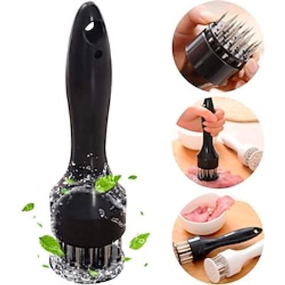 Black Meat Tenderizer Hammer Stainless Steel Needle Kitchen Tools Black Lightinthebox