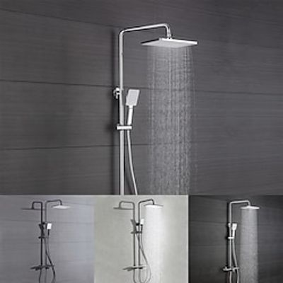 Shower System Set - Handshower Included Contemporary Electroplated Mount Outside Ceramic Valve Bath Shower Mixer Taps Lightinthebox