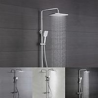 Shower System Set - Handshower Included Contemporary Electroplated Mount Outside Ceramic Valve Bath Shower Mixer Taps Lightinthebox - thumbnail