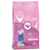 Van Cat White Bentonite Clumping Cat Litter Baby Powder 10Kg