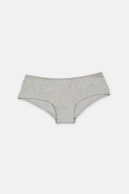 Womens Printed Underwear  Grey