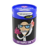 The Purple Cow Crazy Scientist Stuff Alum Crystals Science STEM Kit - thumbnail