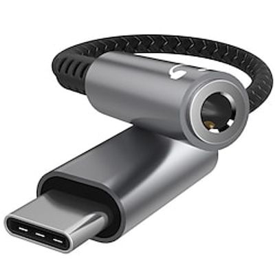 USB Type C to 3.5mm Female Headphone Jack Adapter USB C to Aux Audio Dongle Cable Cord Compatible with Samsung Galaxy S22 S21 S20 Ultra Note 20 Pixel 4 3 2 XL iPad Pro and More Lightinthebox