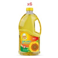Super Chef Sunflower Oil 100% Pure With Handle 1.8Ltr (Pack Of 6)