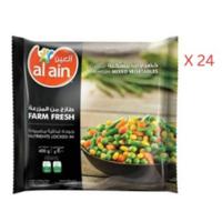 Al Ain Frozen Vegetables, Mix Veg - 400g x 24