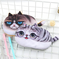 Emulational Kawaii Cats Zipper Pencil Case
