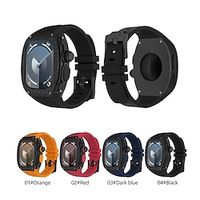 Sport Band Compatible with Apple Watch band 49mm with Case Luxury Adjustable Silicone Strap Replacement Wristband for iwatch Ultra Lightinthebox - thumbnail