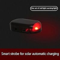 Car Solar Anti-theft Light Simulation Warning Flashing Light Alarm Decorative Light LED Interior Induction Light miniinthebox