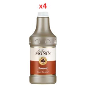 Monin Caramel Sauce - 1.89 Ltr Pack Of 4
