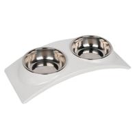 Pawsitiv Rainbow Dinner Set Bowls Medium - White