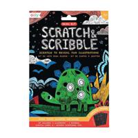 OOLY Mini Scratch & Scribble Art Kit - Dino Days - thumbnail