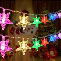 Led Fairy Star String Lights 100M 50M 30M Led Twinkle Flexible String Holiday Light 800Led 500Led 300Led For Home Party Xmas Garden Yard Decor Lighting AC220V 230V 240V EU Plug Lightinthebox - thumbnail