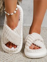 Women's Plush Warm Slippers Home Shoes