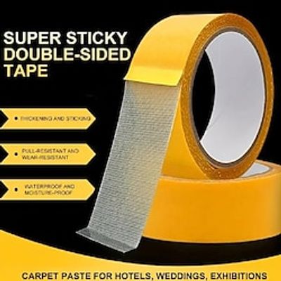 Strong Double Sided Cloth Base Tape, Translucent Mesh Waterproof Tape, Super Traceless High Viscosity Carpet Adhesive, Super Strong Double Sided Tape, Translucent Mesh Cloth Base Tapes miniinthebox Strong Double Sided Cloth Base Tape, Translucent Mesh Waterproof Tape, Super Traceless High Viscosity Carpet Adhesive, Super Strong Double Sided Tape, Translucent Mesh Cloth Base Tapes miniinthebox