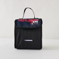 Pepe Jeans Printed Lunch Bag with Hook and Loop Closure and Handle