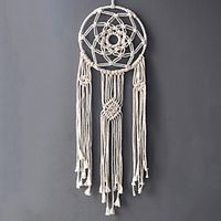 Boho Dream Catcher Handmade Gift Wall Hanging Decor Art Ornament Craft Woven Macrame Tassel Mandala for Kids Bedroom Wedding Festival 7022cm miniinthebox - thumbnail