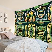 African Ethnic Geometric Pattern Tapestry Wall Art Large Tapestry Mural Decoration Photography Background Blanket Curtains Home Bedroom Living Room Decoration Lightinthebox - thumbnail