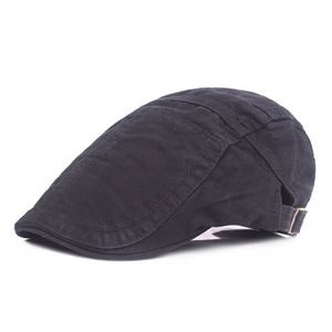 Mens Adjustable Cotton Beret Caps