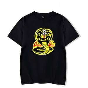 Cobra Kai Karate Kid T-shirt Anime Cartoon Anime Harajuku Graphic Kawaii T-shirt For Men's Women's Unisex Adults' Hot Stamping 100% Polyester miniinthebox