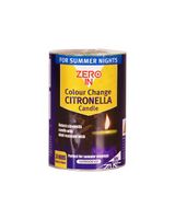 Zero In Citronella Color Change Pillar Candle